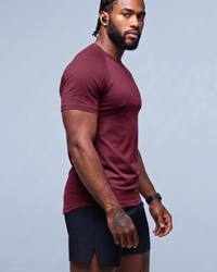 CAMISETA RAGLAN BASIC BORDÔ