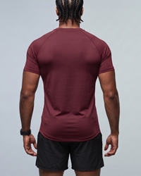 CAMISETA RAGLAN BASIC BORDÔ