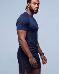 CAMISETA RAGLAN BASIC MARINHO