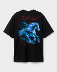 CAMISETA OVERSIZED GOD PRETA