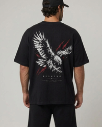CAMISETA OVERSIZED DREAM ON PRETA