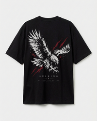 CAMISETA OVERSIZED DREAM ON PRETA