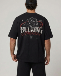 CAMISETA OVERSIZED PANTHER PRETA