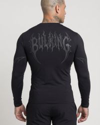 CAMISETA RASHGUARD ML BLACKTHORN PRETA