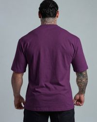 CAMISETA OVERSIZED BASIC ROXA