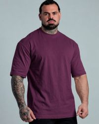CAMISETA OVERSIZED BASIC ROXA
