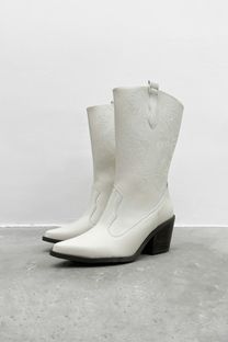 Bota Western Greene Off White
