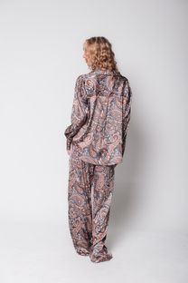 Camisa de Cetim Paisley
