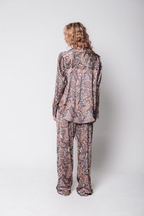 Camisa de Cetim Paisley