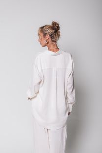 Camisa de Linho Off White