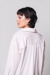 Camisa Social Tricoline Branca