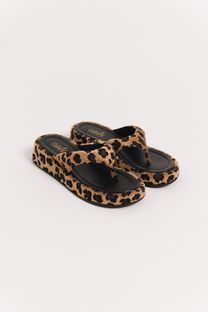 Chinelo Plataforma Onça