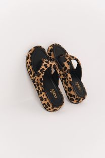 Chinelo Plataforma Onça