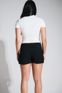 Mini Short Alfaiataria Preto