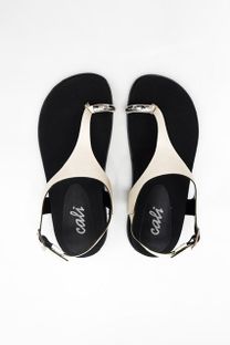 Rasteira de Dedo Metal Off White