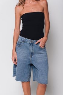 Bermuda Jeans Azul 