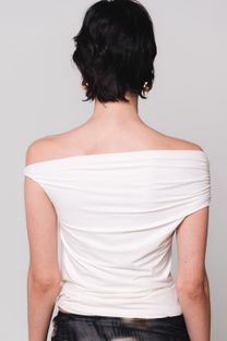 Blusa Ombro a Ombro Off White