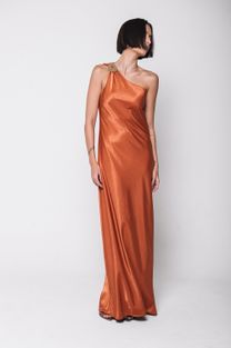 Vestido Metal Bronze