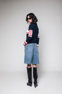 Blusa de Tricot Manga Longa Ski 