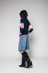 Blusa de Tricot Manga Longa Ski 