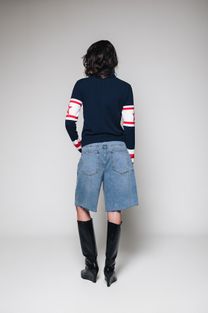 Blusa de Tricot Manga Longa Ski 