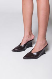 Scarpin Mule Marrom