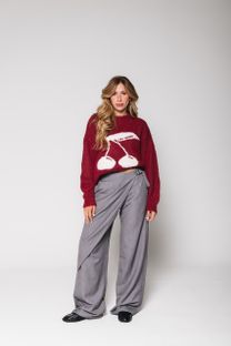 Calça Saia Cinza