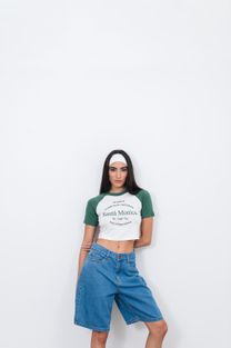 T-shirt Santa Mônica Bicolor