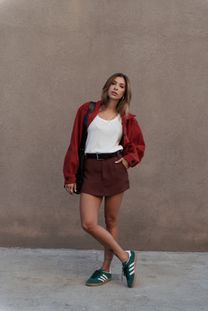 Short Saia Elle Marrom