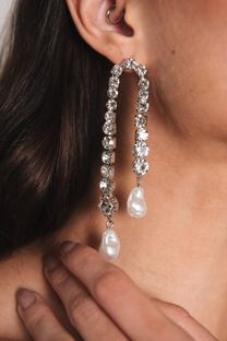 Brinco Longo Strass