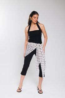 Corset de Linho Preto