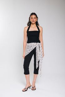 Corset de Linho Preto