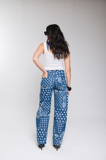 Calça Jeans Bandana