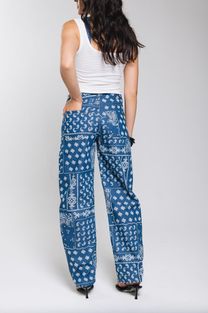 Calça Jeans Bandana