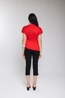  Blusa de Tricot Joy Vermelha