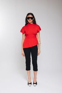  Blusa de Tricot Joy Vermelha