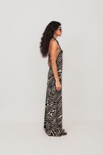 Vestido Regata Longo de Tule Siesta