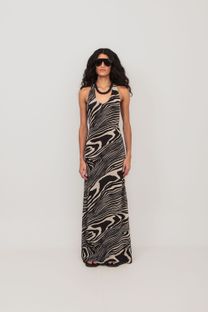 Vestido Regata Longo de Tule Siesta