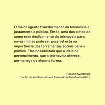 A telenovela e o futuro da televisão brasileira | Telenovelas and the future of Brazilian television