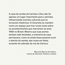 Zicartola: Política e samba na casa  de Cartola e dona Zica | Zicartola: Politics and Samba at the Home of Cartola and Dona Zica