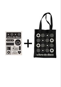 1 BOLSA LIVRO DO DISCO + 1 CARTELA DE ADESIVOS 