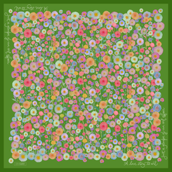 Scarf Klimt Vert