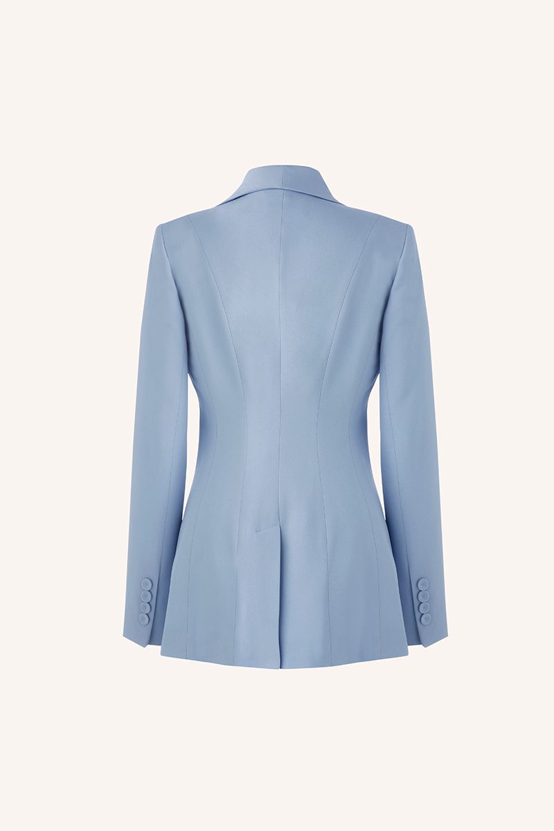 BLAZER LINA ACINTURADO AZUL | LINA BLAZER BLUE