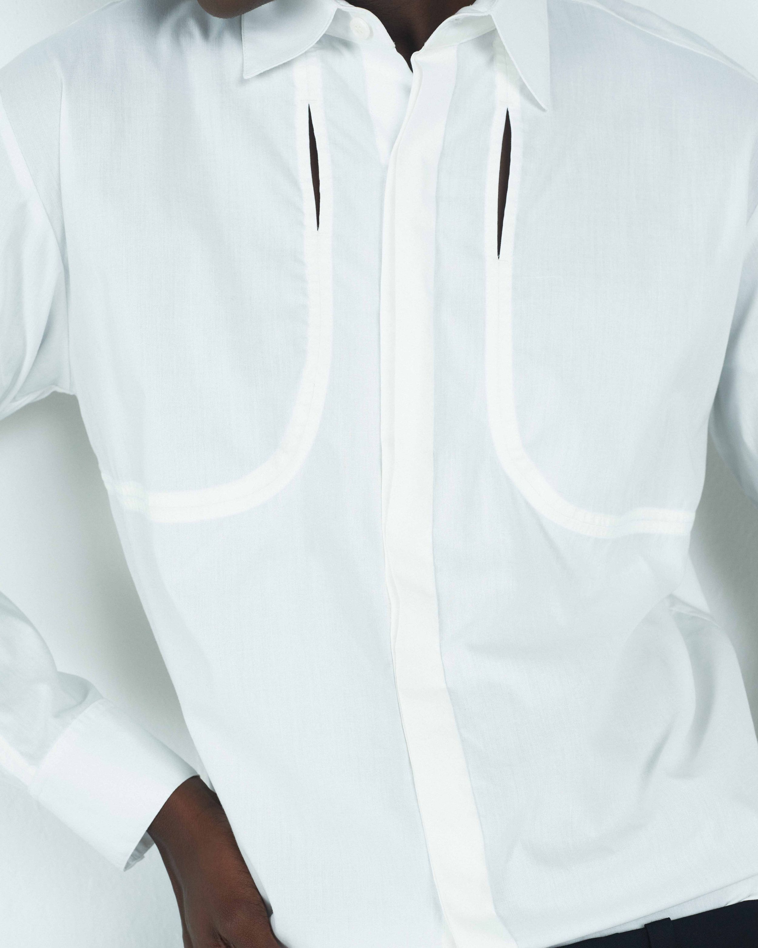 CAMISA MANGA LONGA OPALA BRANCO | OPALA LONG SLEEVE SHIRT WHITE
