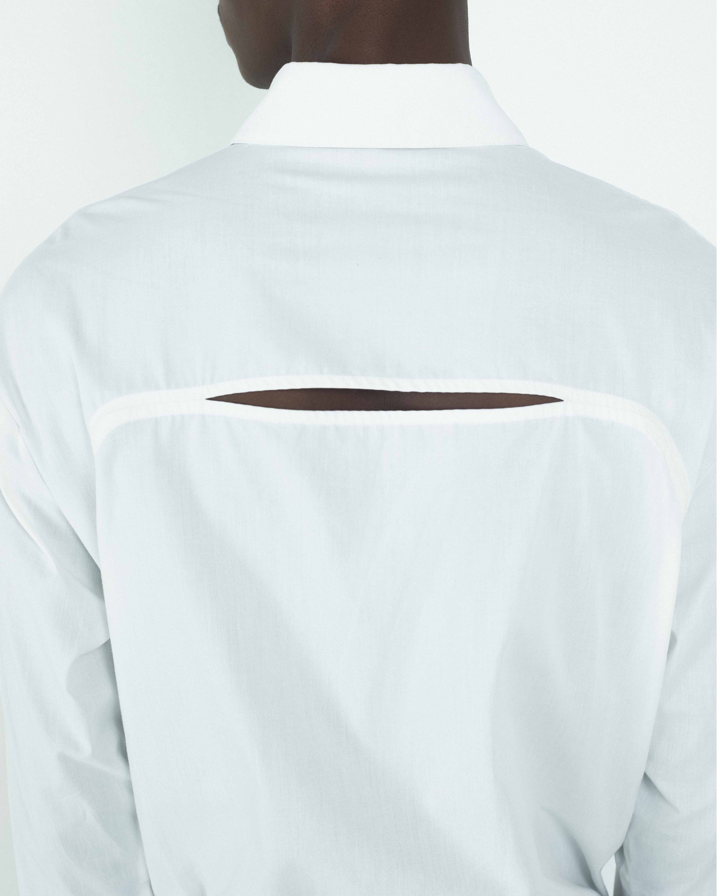CAMISA MANGA LONGA OPALA BRANCO | OPALA LONG SLEEVE SHIRT WHITE
