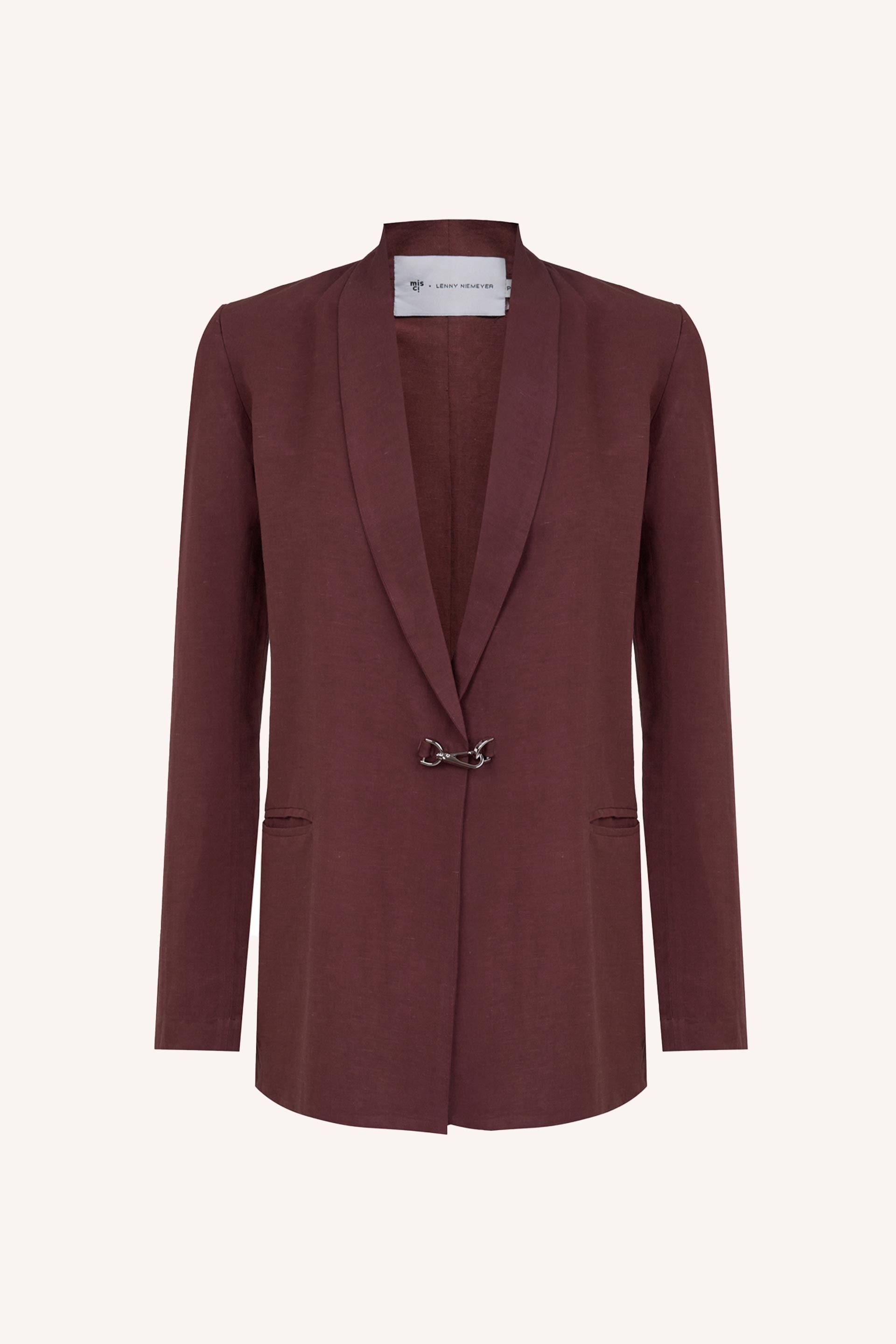 BLAZER IPANEMA VISCOLINHO CAFÉ | IPANEMA VISCOSE COFFEE BLAZER