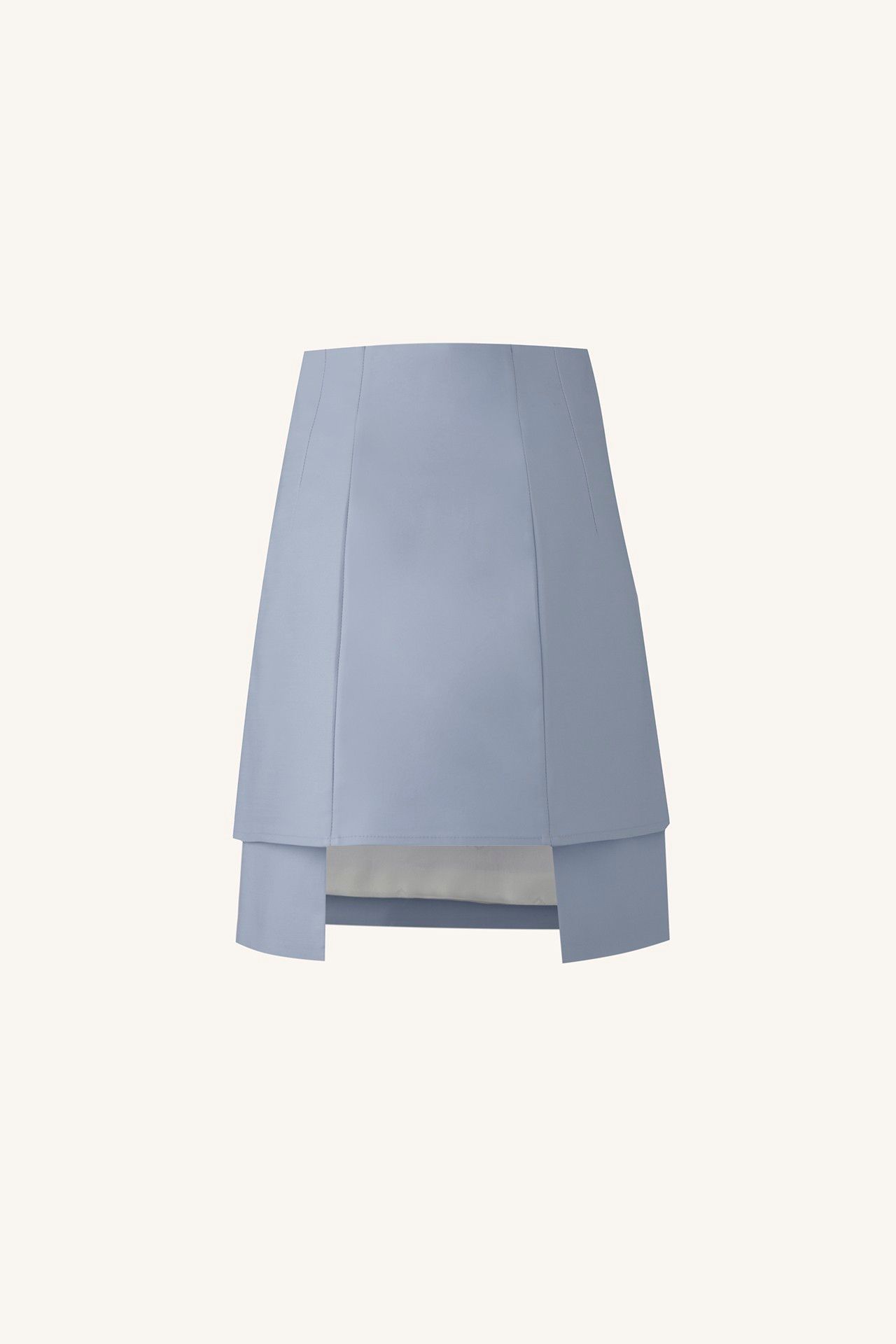 SAIA CARTOMAGIA GABARDINE AZUL | BLUE GABARDINE CARTOMAGIA SKIRT