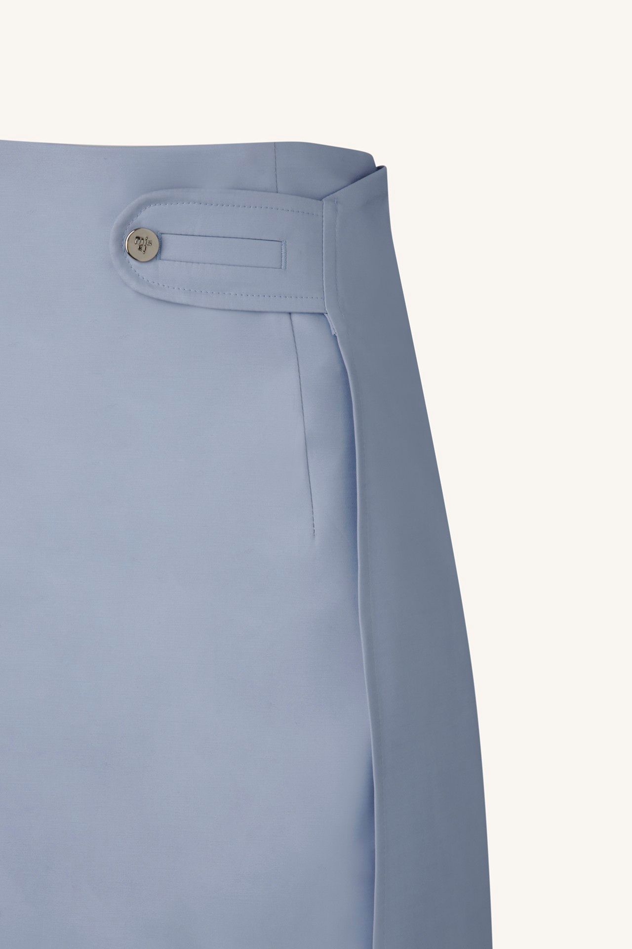 SAIA CARTOMAGIA GABARDINE AZUL | BLUE GABARDINE CARTOMAGIA SKIRT