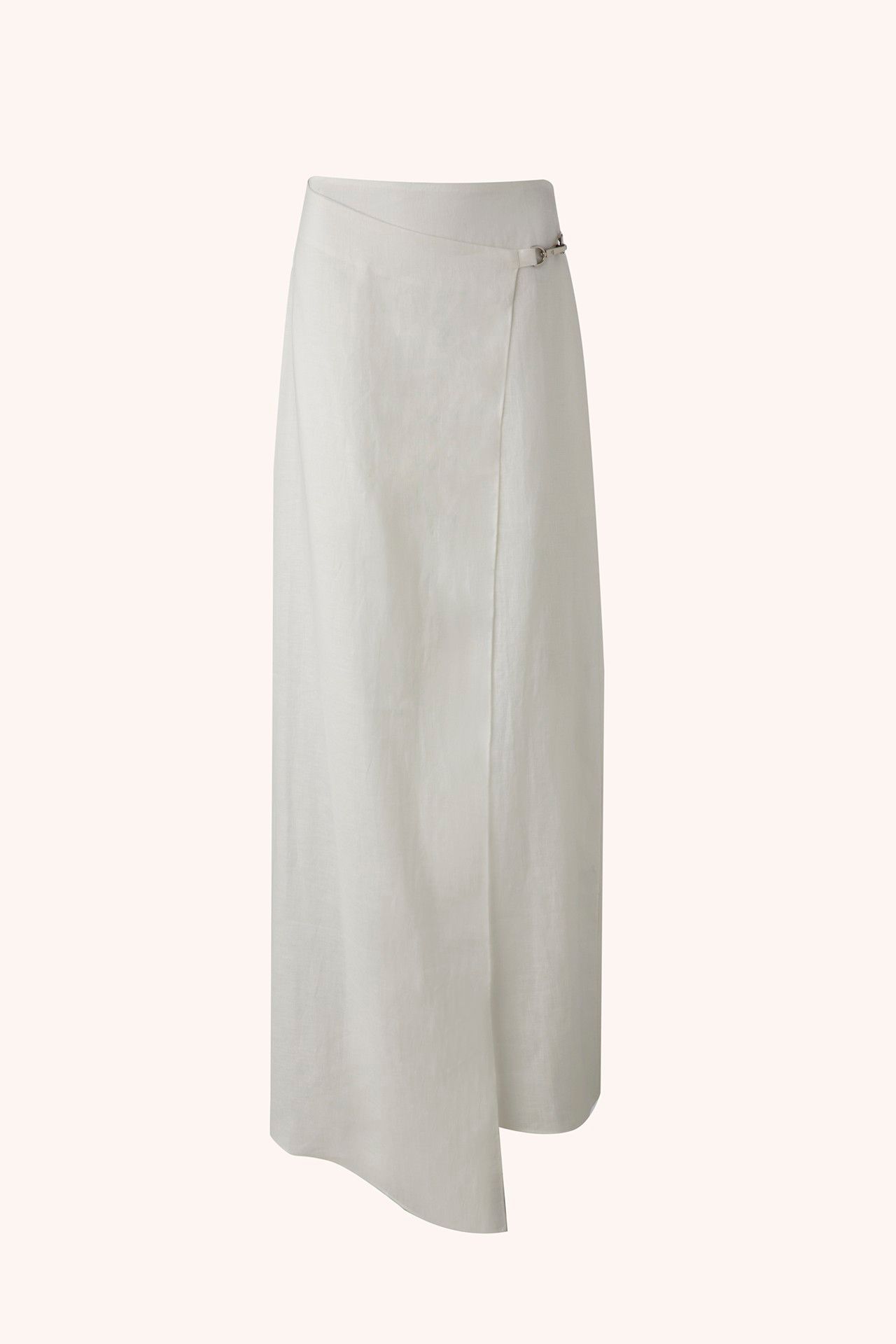 SAIA SALTIMBANCO LINHO METALIZADO PRATA | SALTIMBANCO SKIRT METALLIC SILVER LINEN
