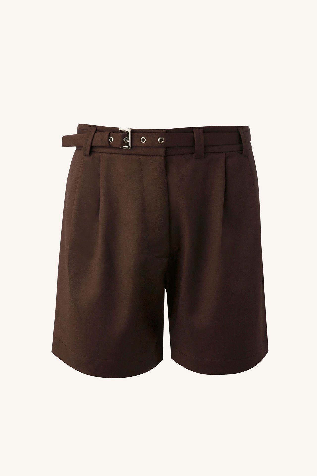 BERMUDA BUMERANGUE LINHO ALGODÃO MARROM | BOOMERANG SHORTS LINEN COTTON BROWN